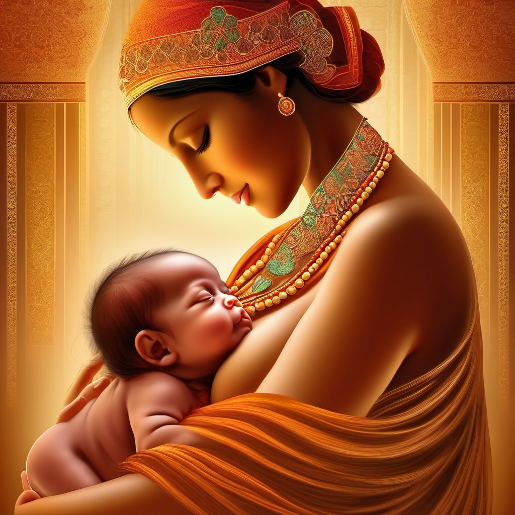 Maternal care for other rhesus isoimmunization digital illustration