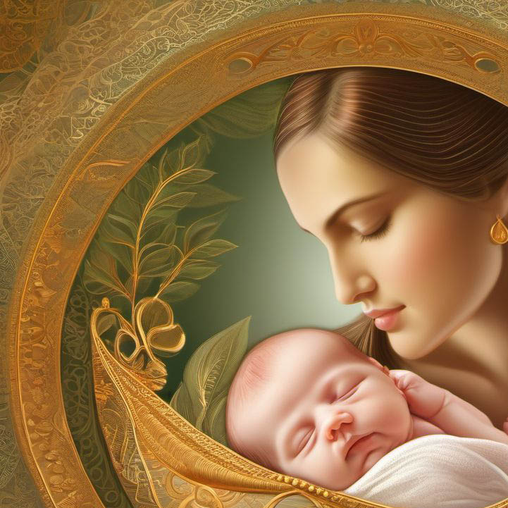 Maternal care for other specified fetal problems, first trimester digital illustration
