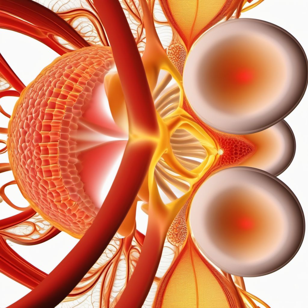 Full-term premature rupture of membranes, unspecified as to length of time between rupture and onset of labor digital illustration