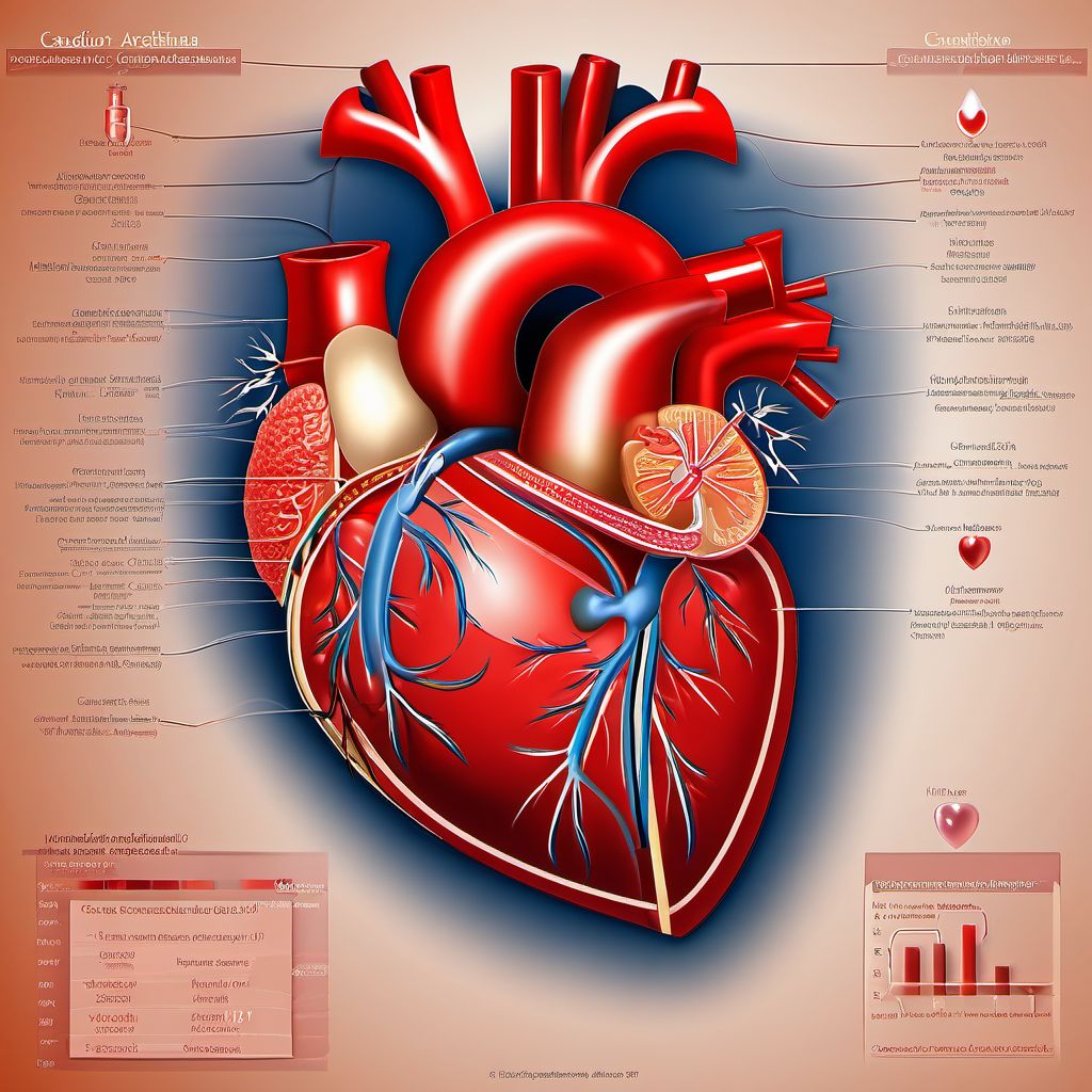 Cardiac complications of anesthesia during the puerperium digital illustration