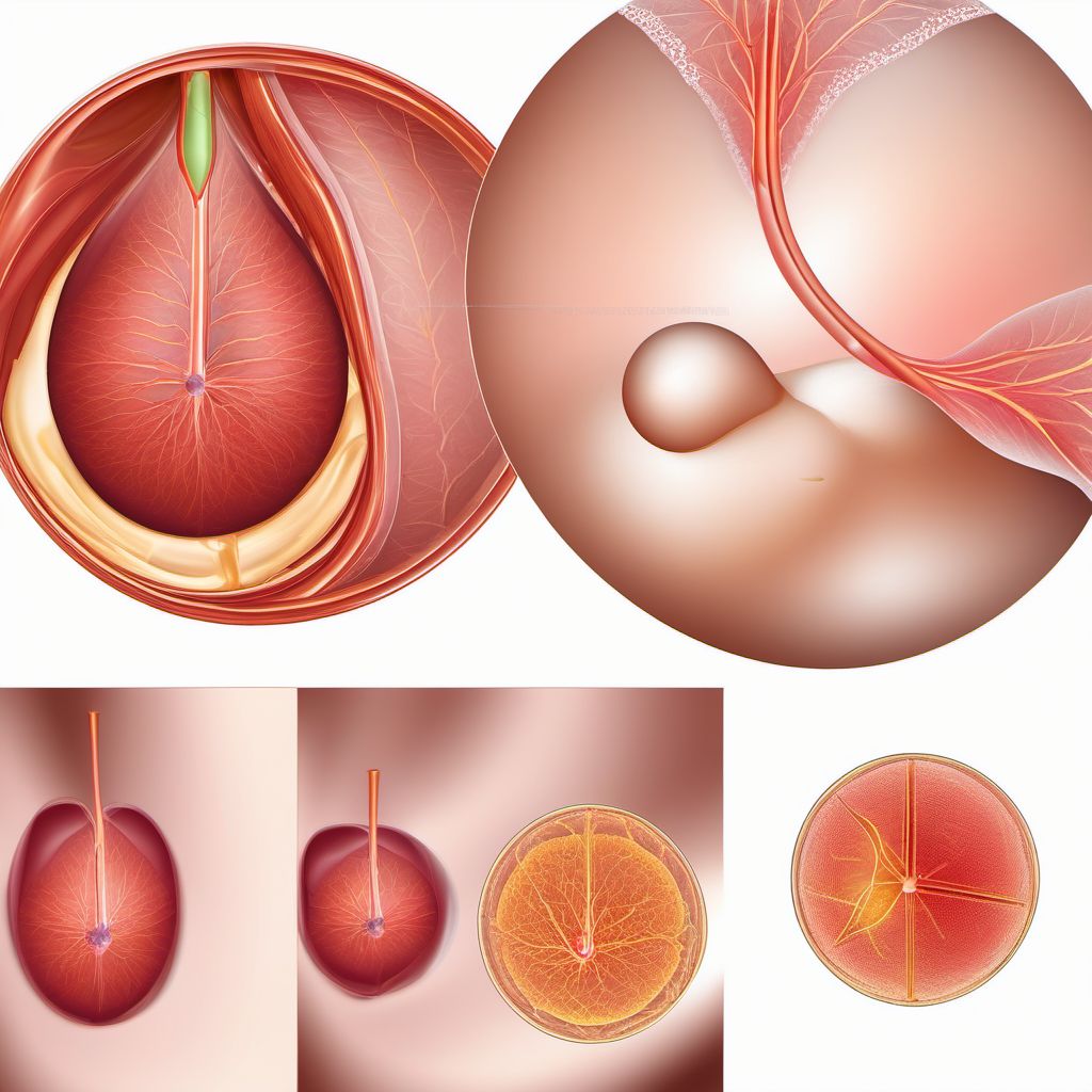 Abscess of breast associated with pregnancy digital illustration