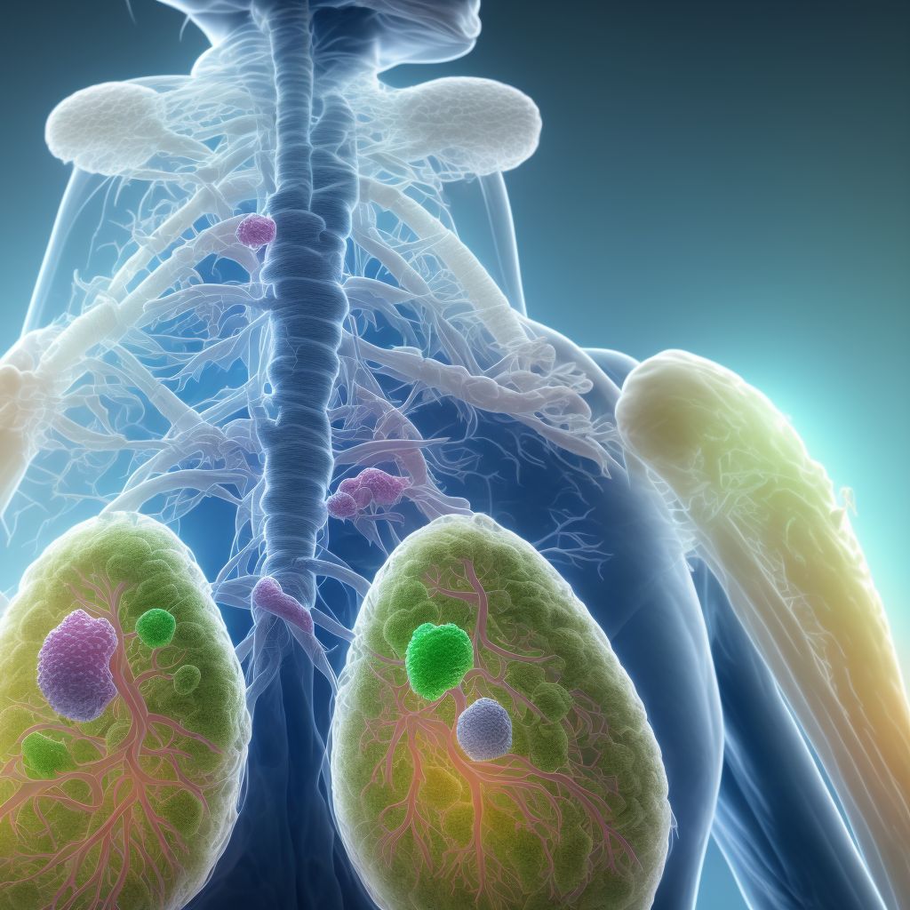 Diseases of the respiratory system complicating pregnancy, childbirth and the puerperium digital illustration