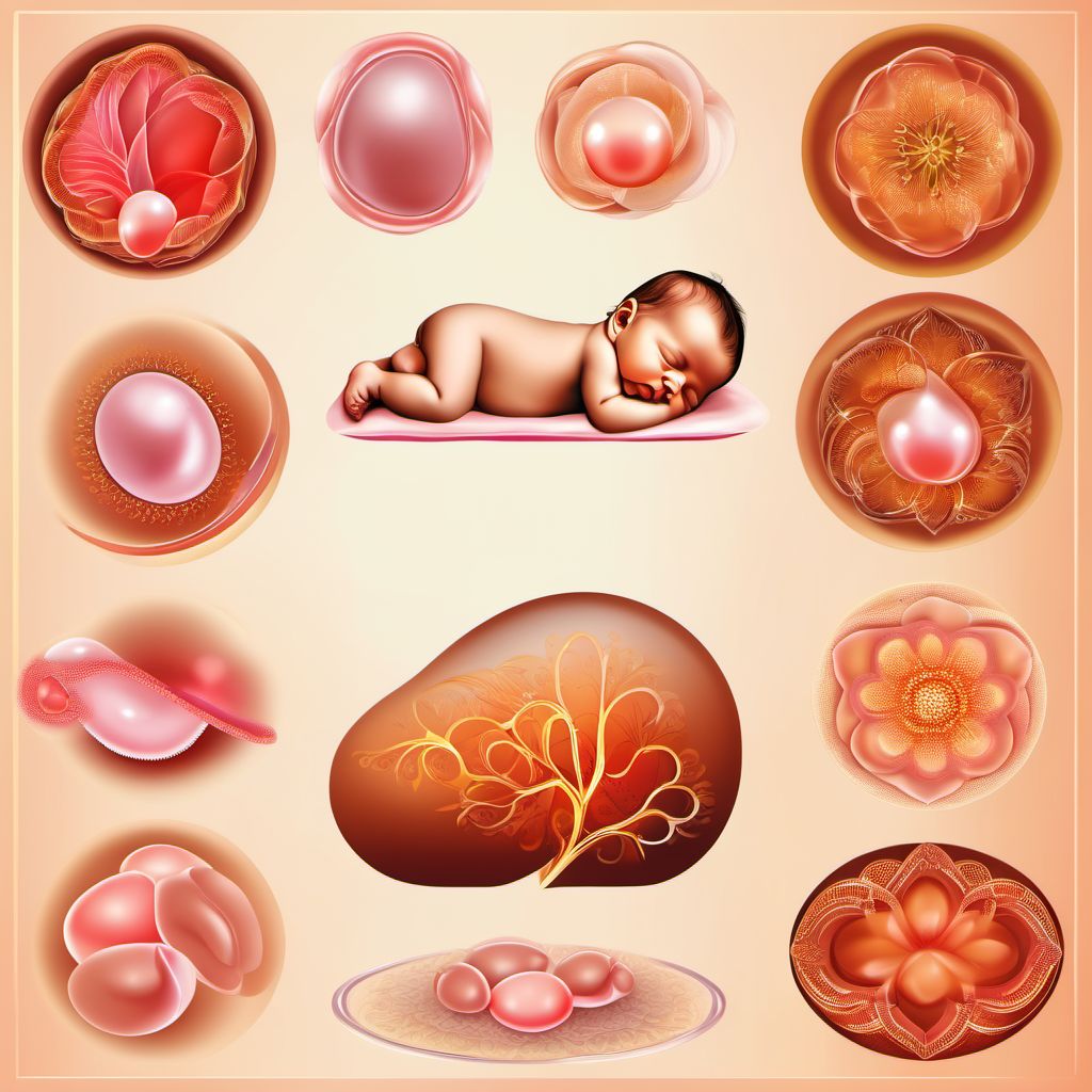 Disorders of newborn related to short gestation and low birth weight, not elsewhere classified digital illustration