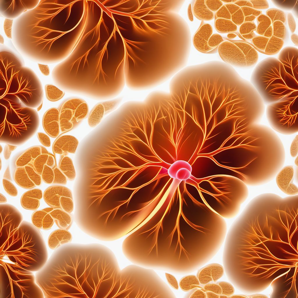 Interstitial emphysema and related conditions originating in the perinatal period digital illustration