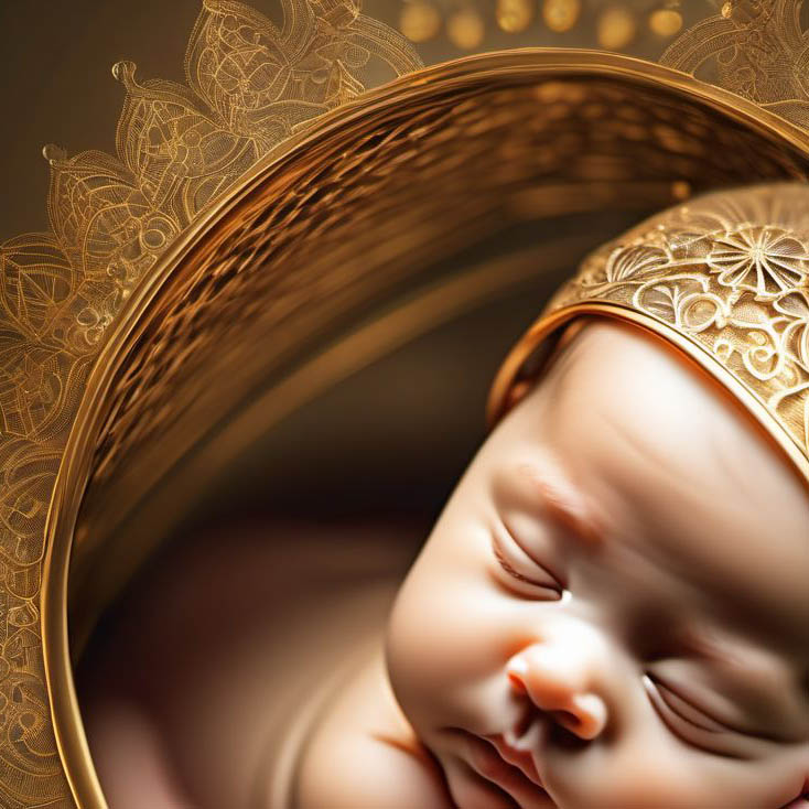 Other and unspecified atelectasis of newborn digital illustration