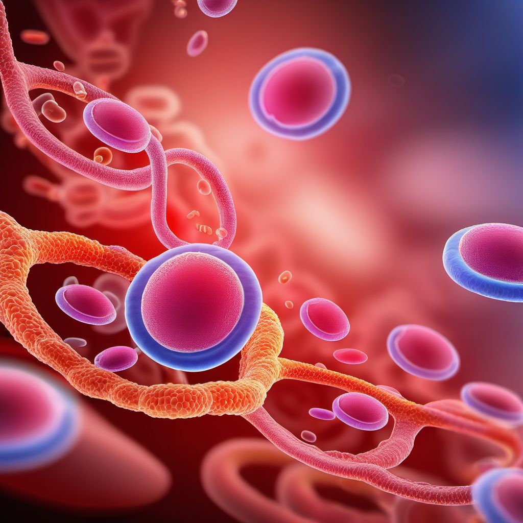 Sepsis of newborn due to other and unspecified staphylococci digital illustration