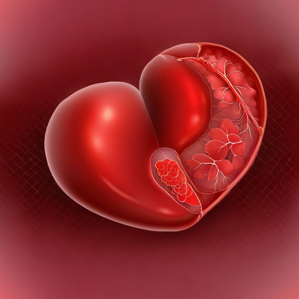 Intraventricular (nontraumatic) hemorrhage, grade 3 and grade 4, of newborn digital illustration