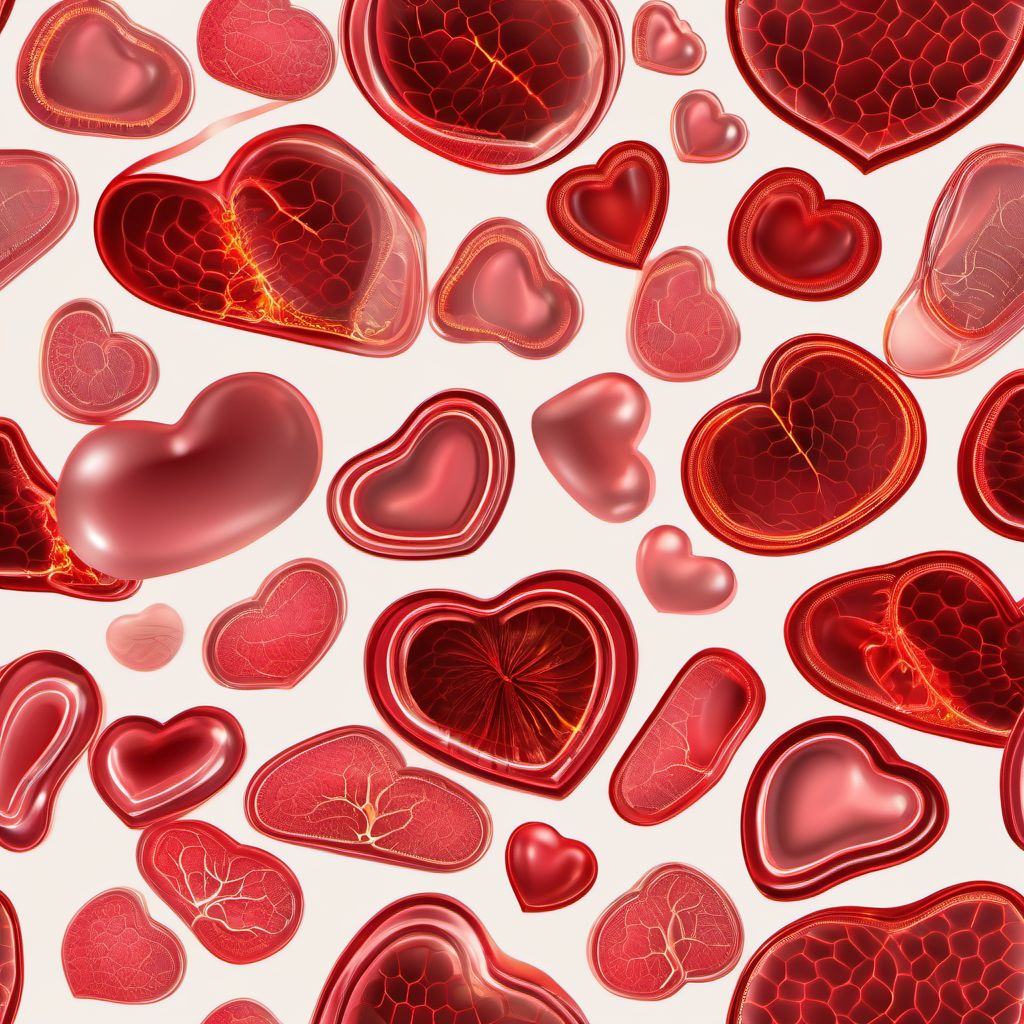 Unspecified intraventricular (nontraumatic) hemorrhage of newborn digital illustration