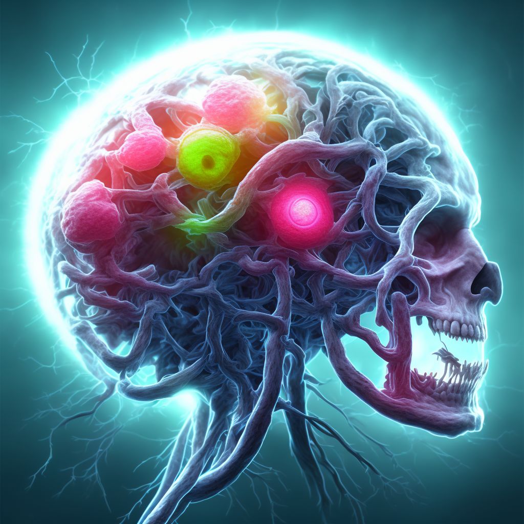 Intracranial (nontraumatic) hemorrhage of newborn, unspecified digital illustration