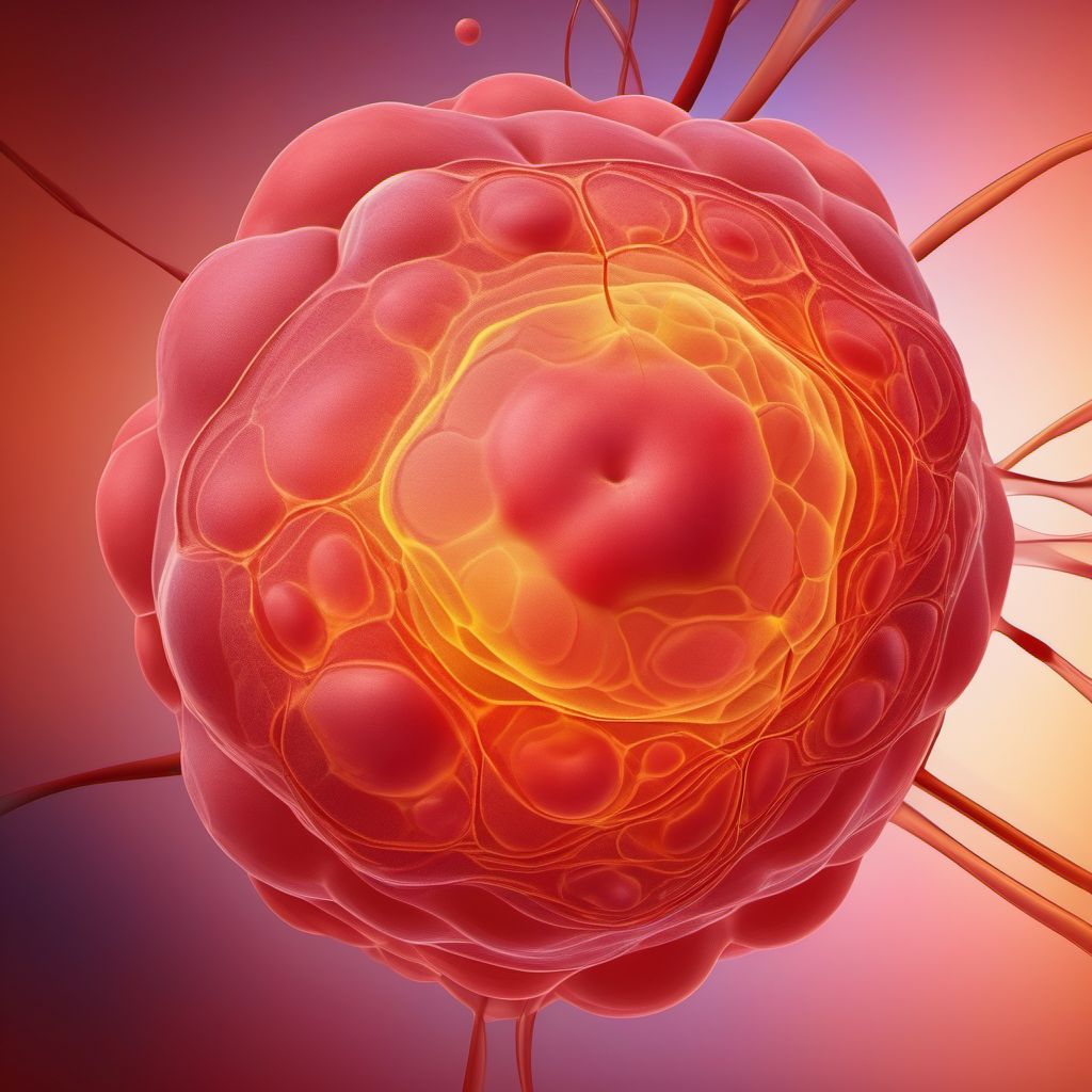 Localized swelling, mass and lump of skin and subcutaneous tissue digital illustration