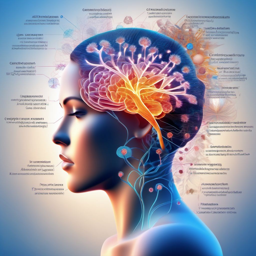 Other symptoms and signs involving cognitive functions and awareness digital illustration