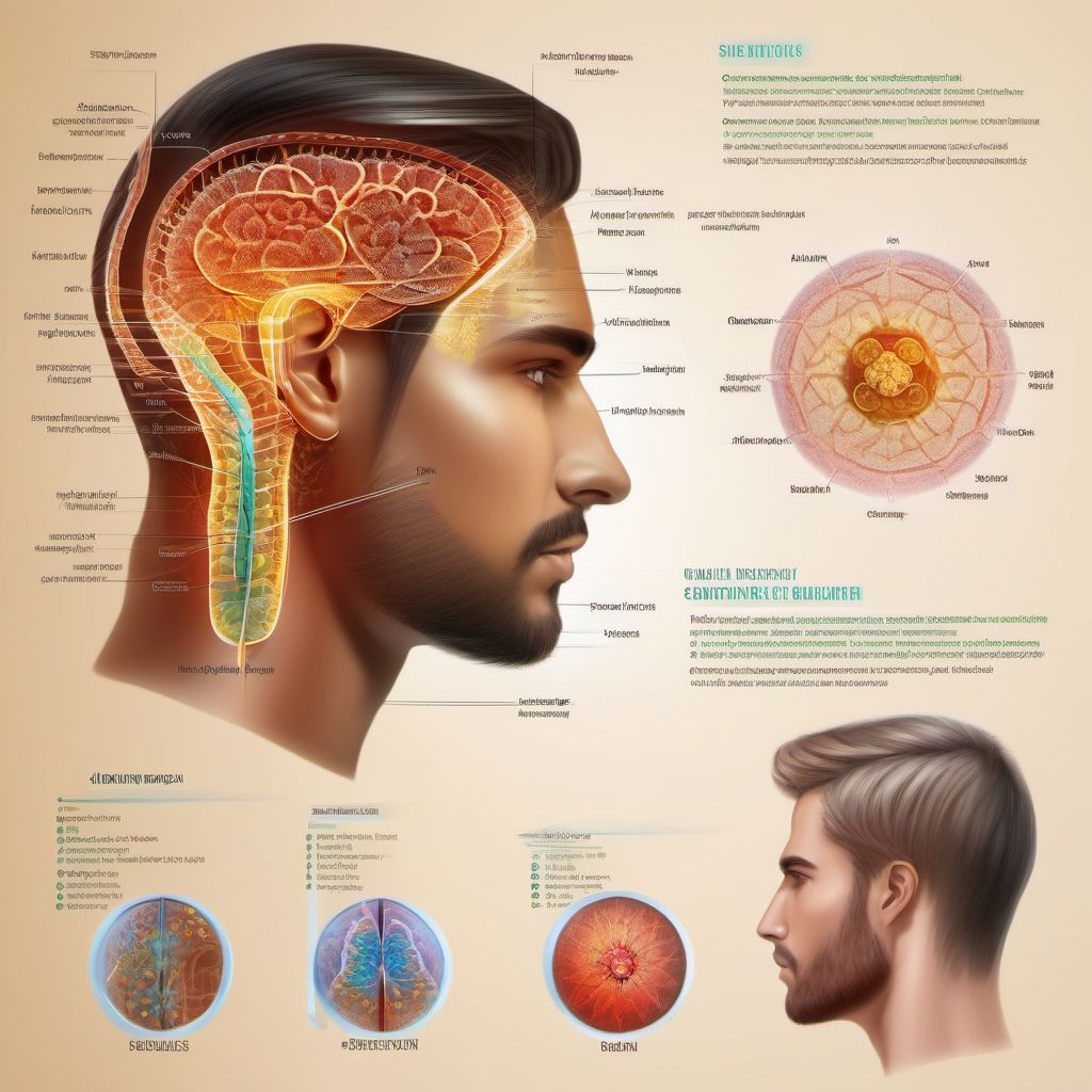 Symptoms and signs involving appearance and behavior digital illustration