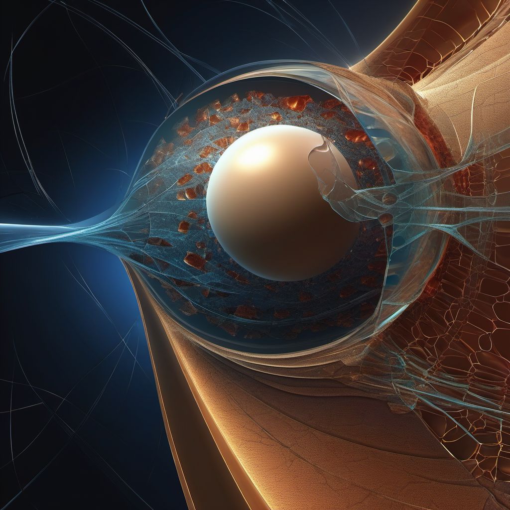 Fracture of orbital floor, unspecified side digital illustration