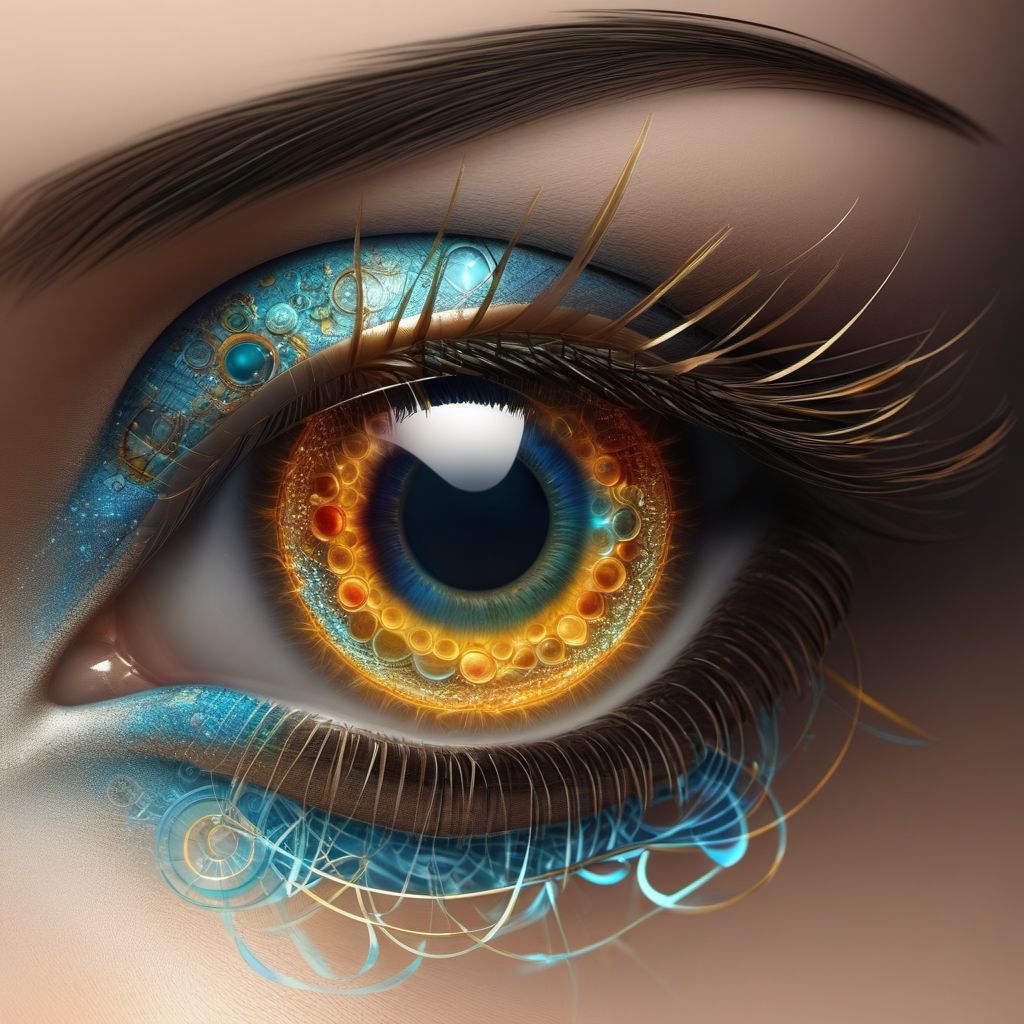 Other injuries of eye and orbit digital illustration