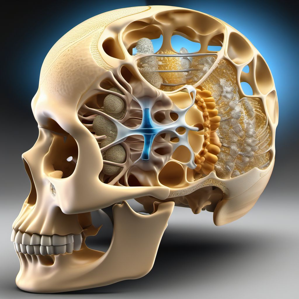 Type III traumatic spondylolisthesis of fifth cervical vertebra digital illustration