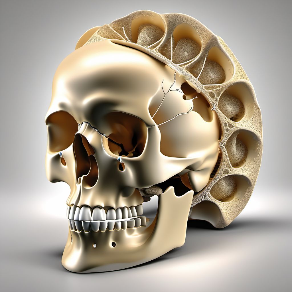 Other traumatic spondylolisthesis of fifth cervical vertebra digital illustration