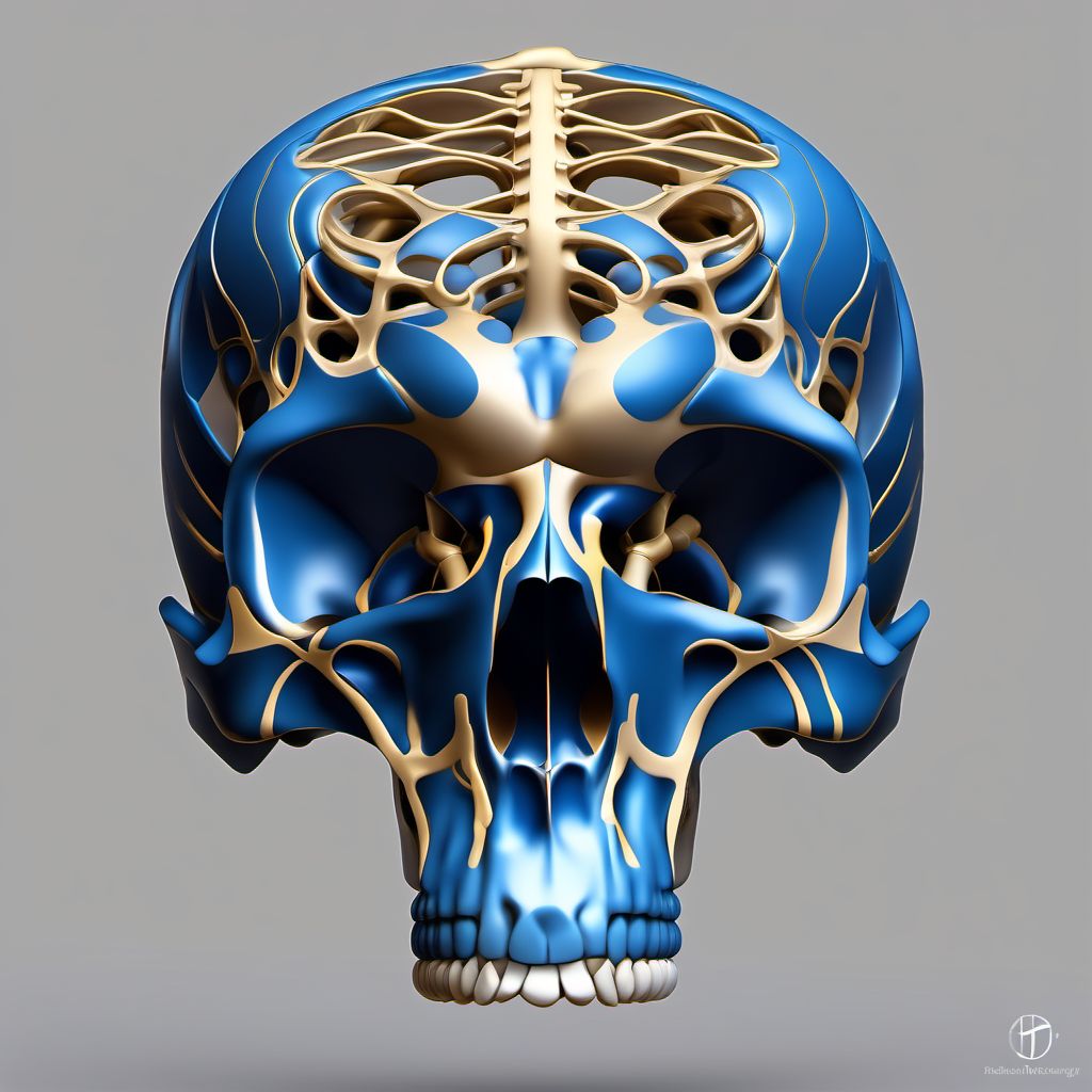 Dislocation of T1/T2 thoracic vertebra digital illustration