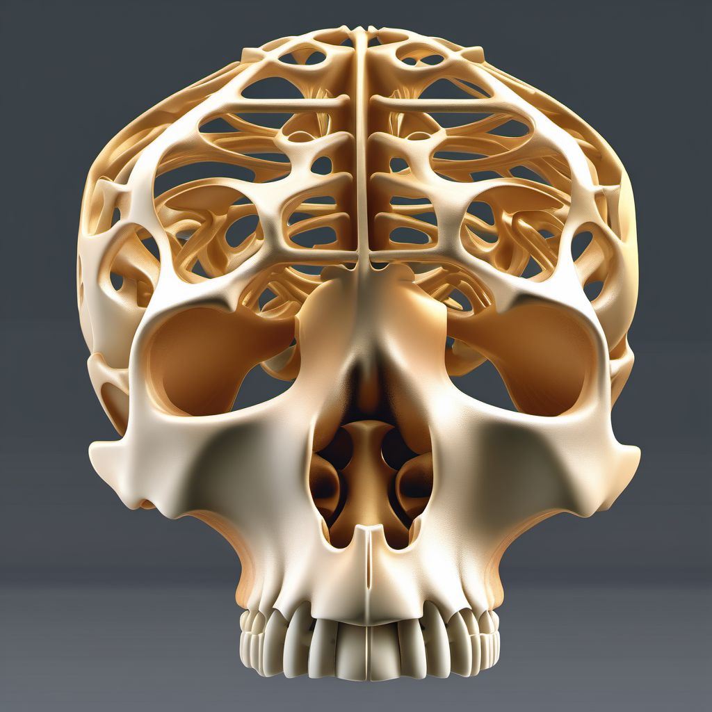 Dislocation of T5/T6 thoracic vertebra digital illustration