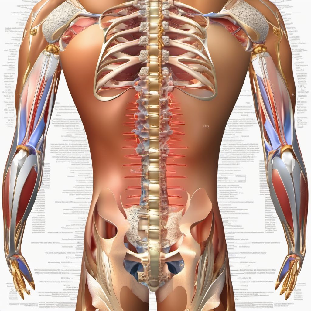 Superficial injury of abdomen, lower back, pelvis and external genitals digital illustration