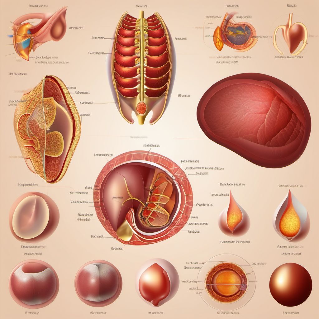 Other superficial injuries of abdomen, lower back, pelvis and external genitals digital illustration