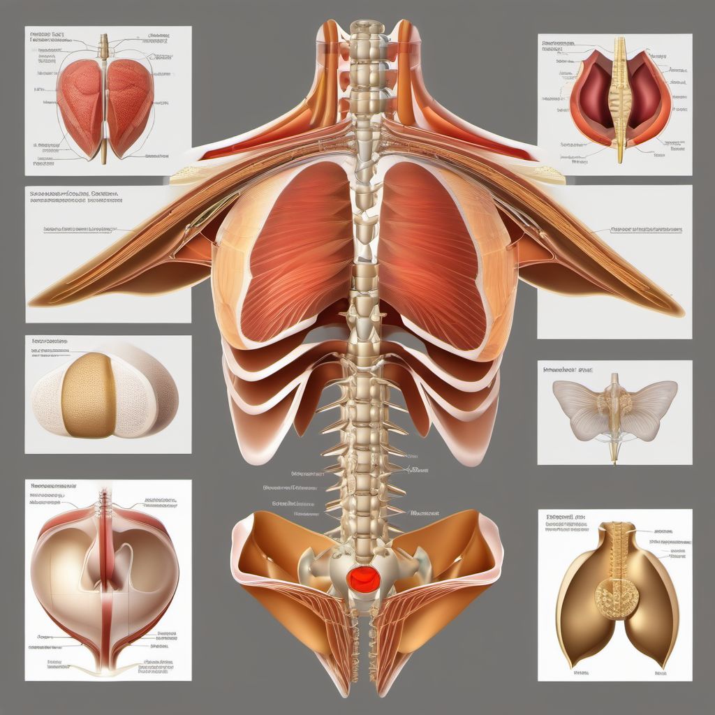 Superficial foreign body of abdomen, lower back, pelvis and external genitals digital illustration