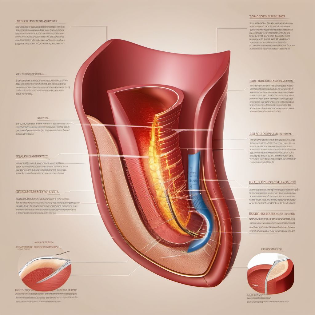 Puncture wound without foreign body of lower back and pelvis digital illustration