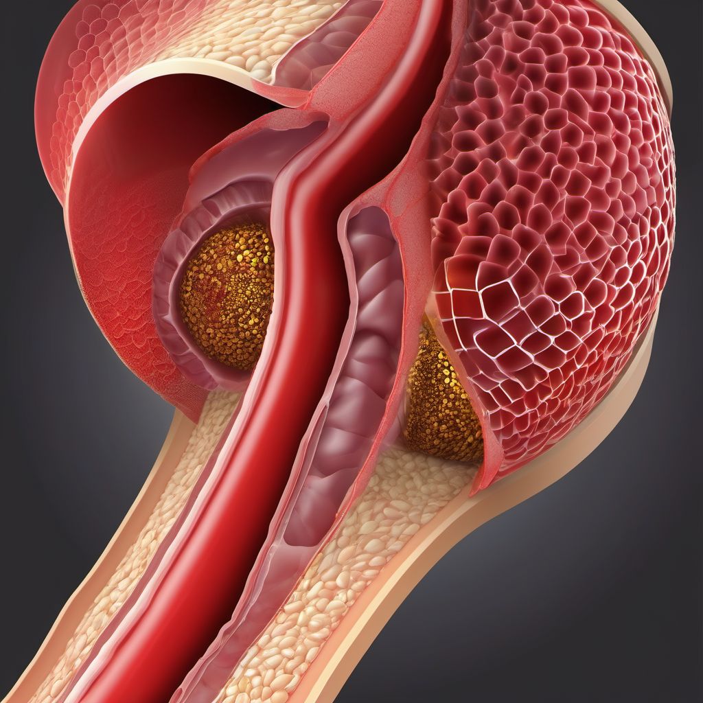 Laceration without foreign body of abdominal wall without penetration into peritoneal cavity digital illustration