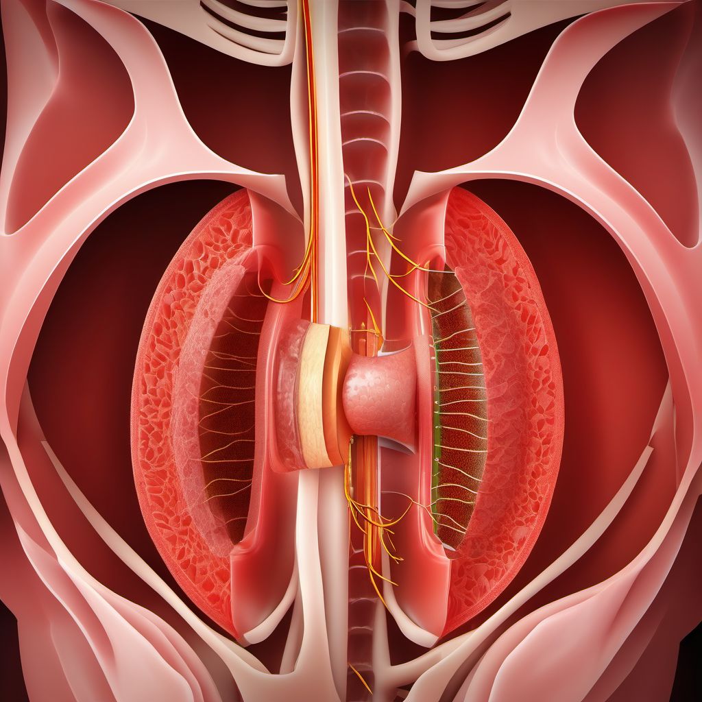 Laceration of abdominal wall with foreign body, unspecified quadrant without penetration into peritoneal cavity digital illustration