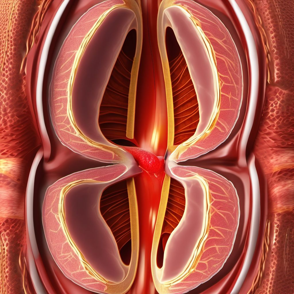 Puncture wound of abdominal wall without foreign body, unspecified quadrant without penetration into peritoneal cavity digital illustration