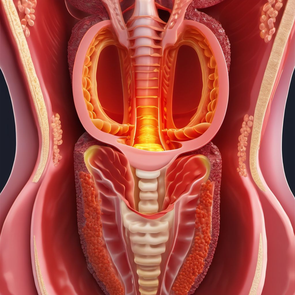 Open bite of abdominal wall, periumbilic region without penetration into peritoneal cavity digital illustration