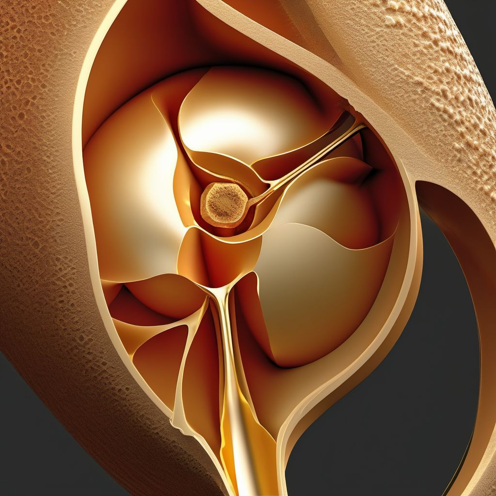 Other specified fracture of unspecified acetabulum digital illustration