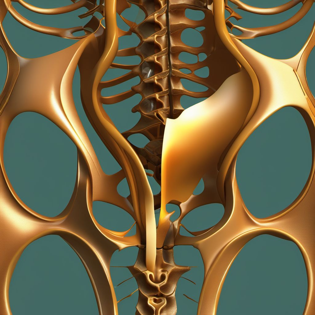 Fracture of other parts of pelvis digital illustration