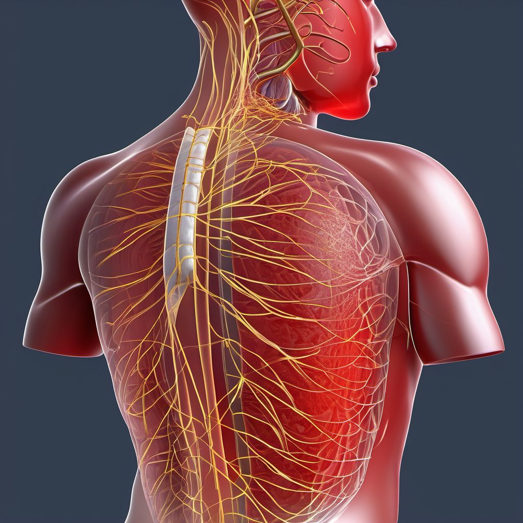 Injury of other blood vessels at abdomen, lower back and pelvis level digital illustration