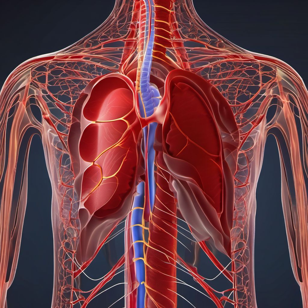 Other specified injury of other blood vessels at abdomen, lower back and pelvis level digital illustration