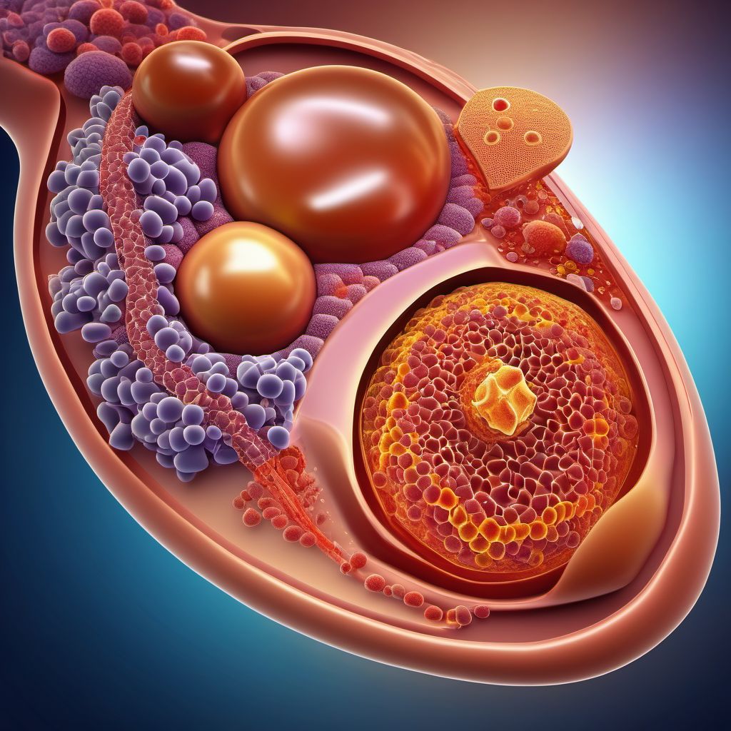 Other injury of pancreas digital illustration