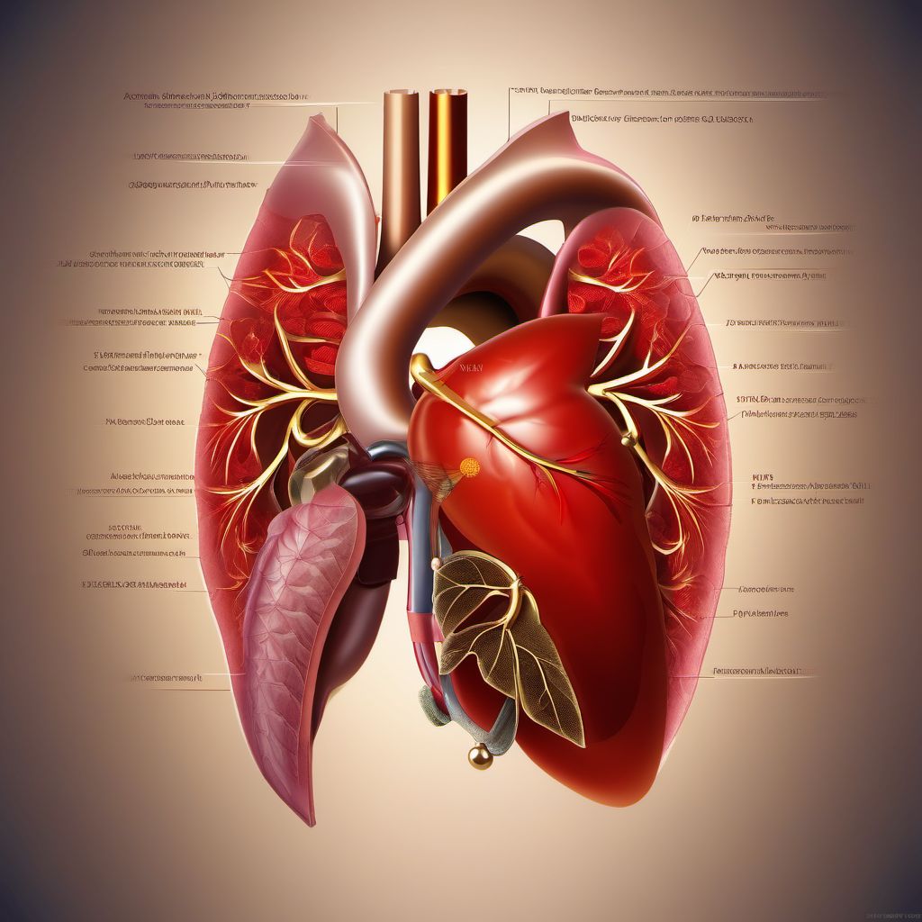 Other injury of other intra-abdominal organs digital illustration