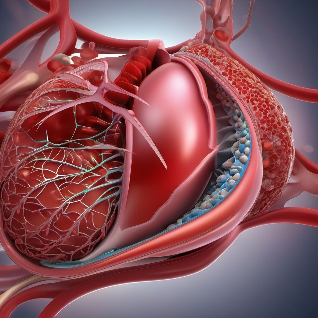 Other injury of unspecified intra-abdominal organ digital illustration