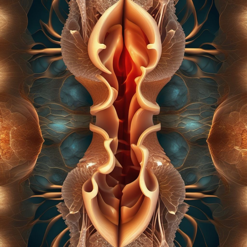 Fracture of corpus cavernosum penis digital illustration