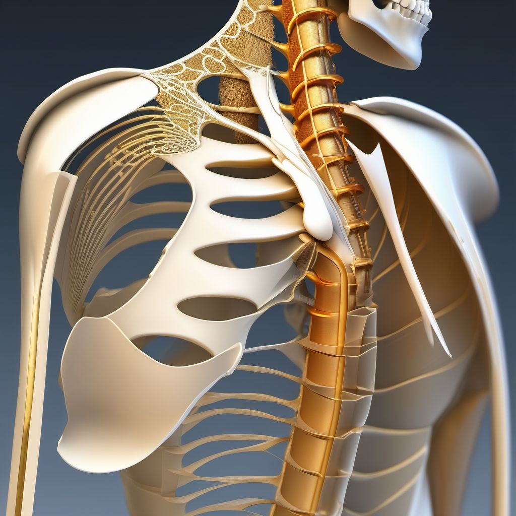 Other fracture of upper end of humerus digital illustration