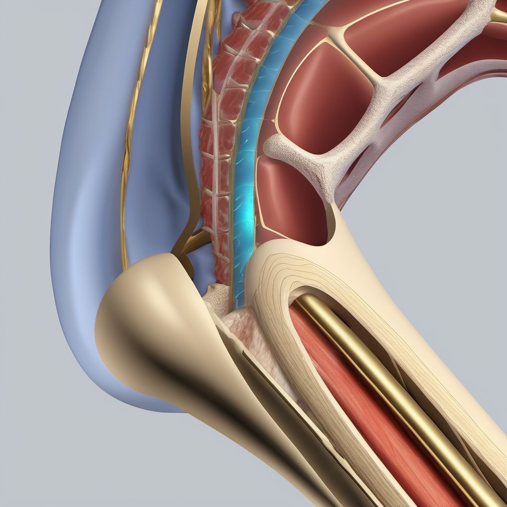 Nondisplaced transverse fracture of shaft of humerus, unspecified arm digital illustration