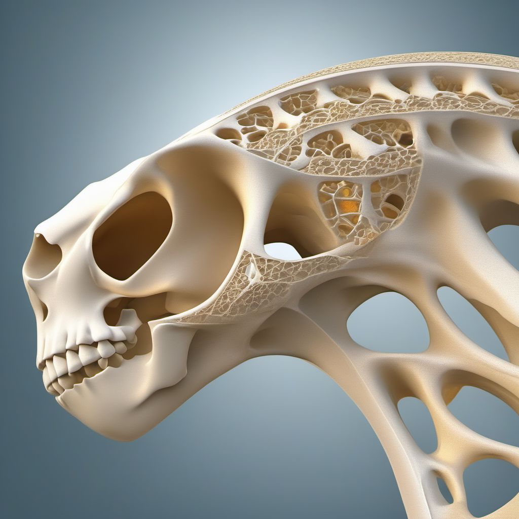 Other displaced fracture of lower end of unspecified humerus digital illustration