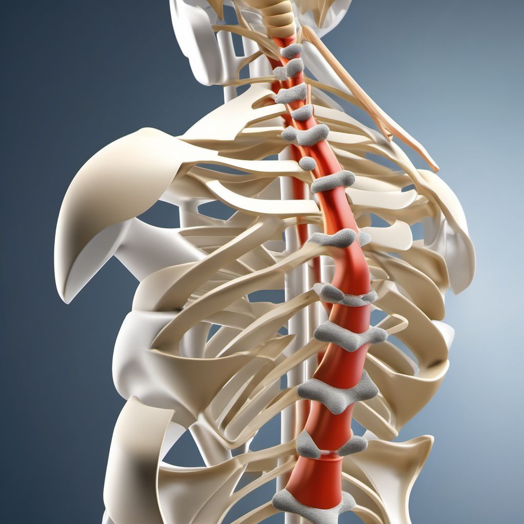 Subluxation of acromioclavicular joint digital illustration