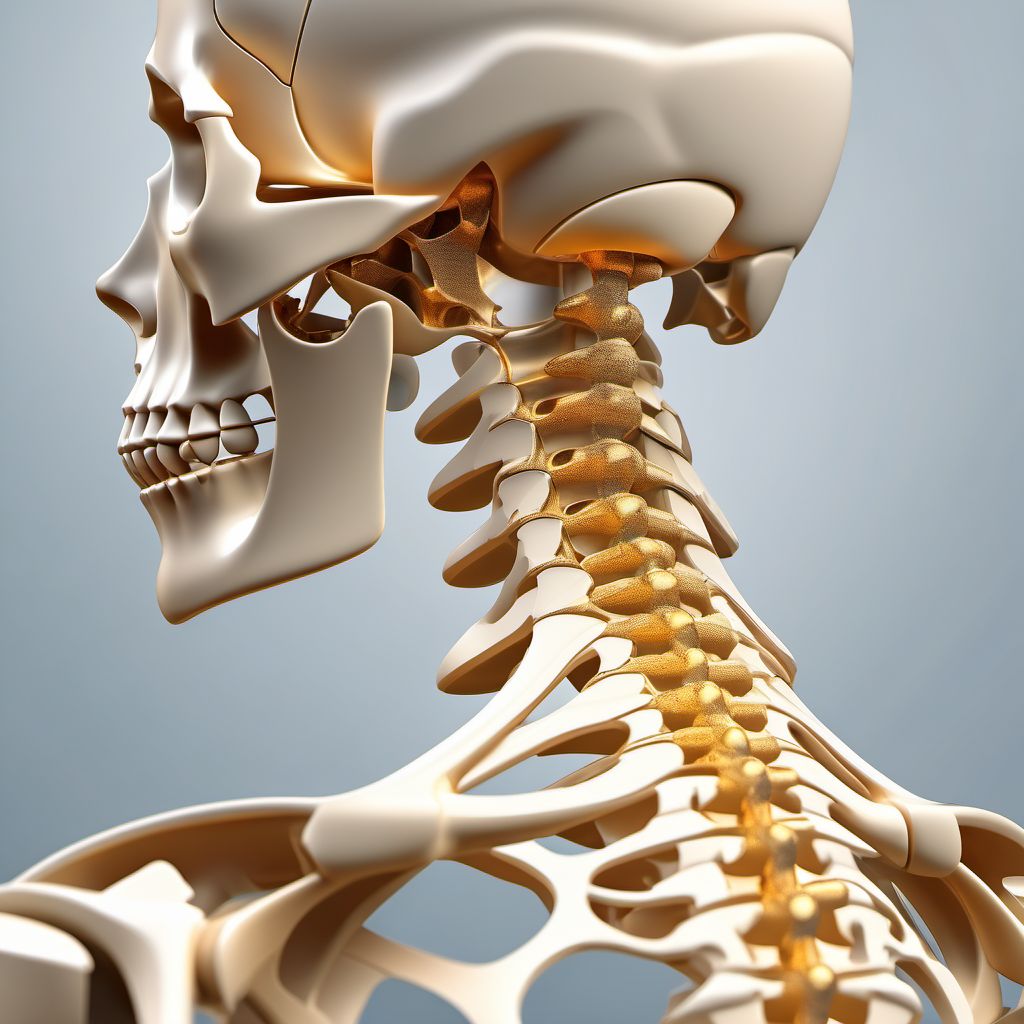 Subluxation of left acromioclavicular joint digital illustration