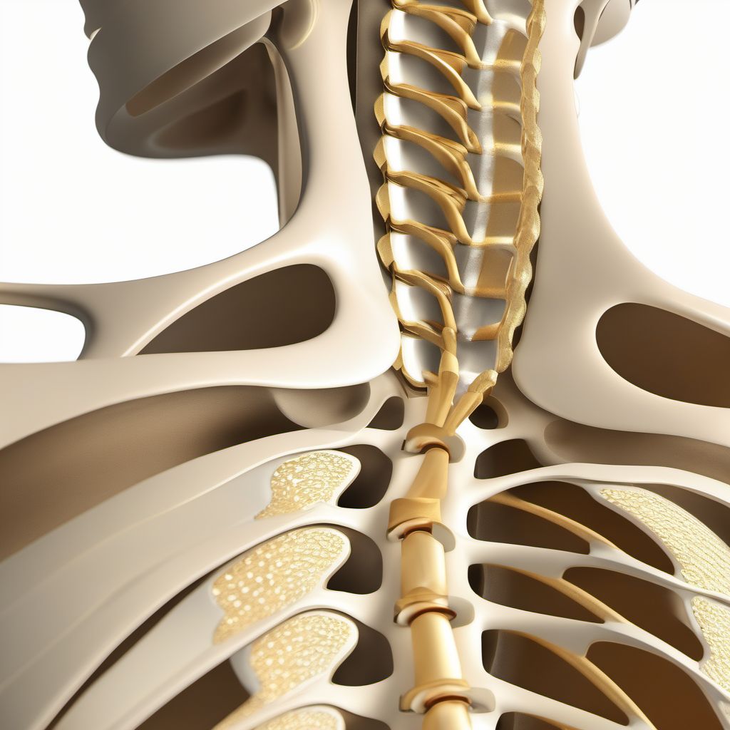 Unspecified subluxation of unspecified sternoclavicular joint digital illustration