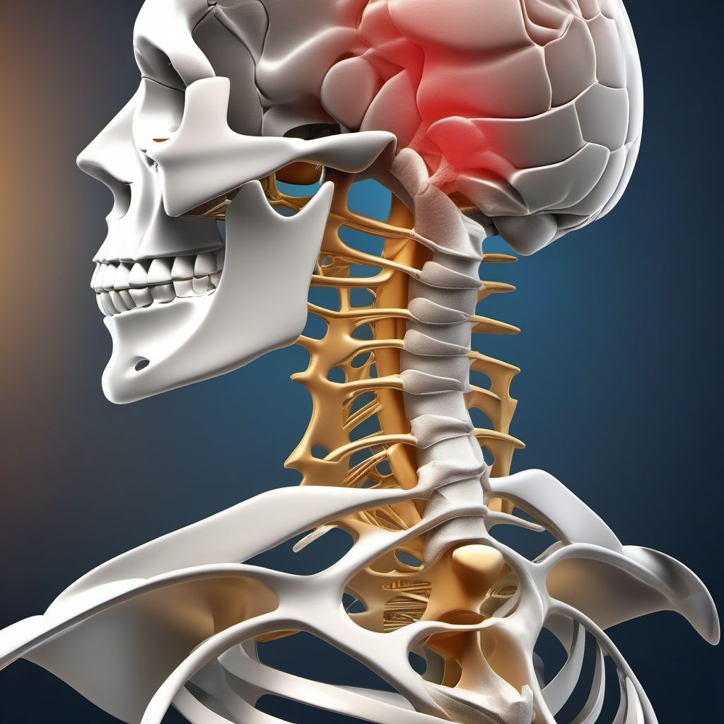 Anterior subluxation and dislocation of sternoclavicular joint digital illustration