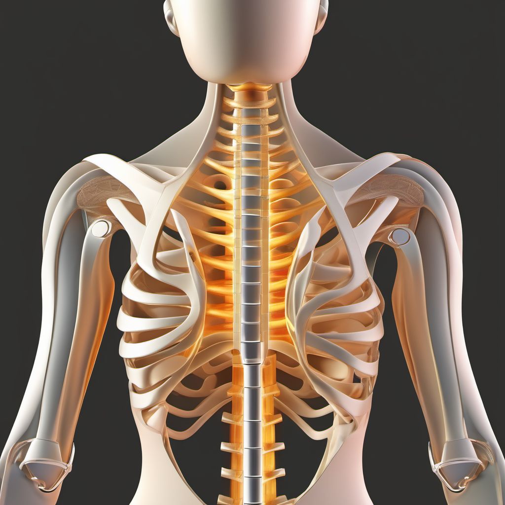 Dislocation of unspecified parts of unspecified shoulder girdle digital illustration