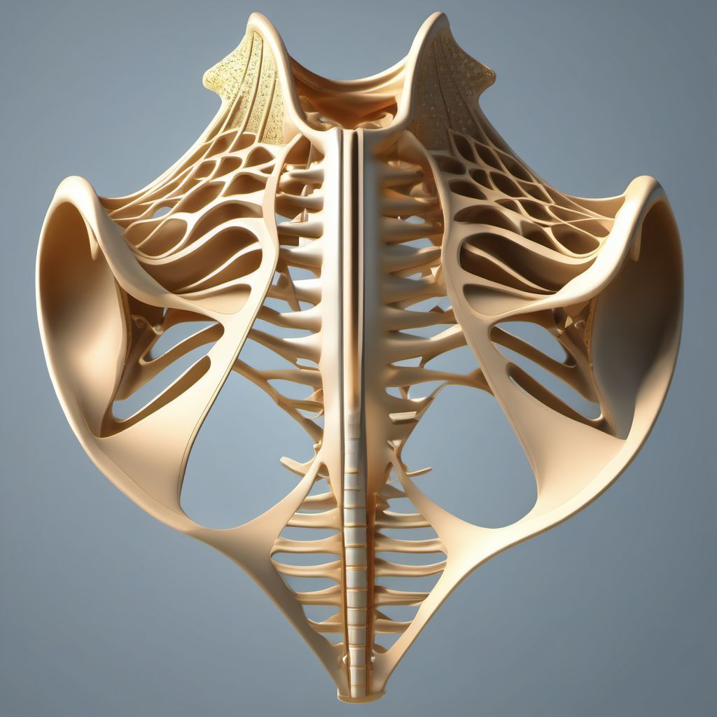 Subluxation and dislocation of scapula digital illustration