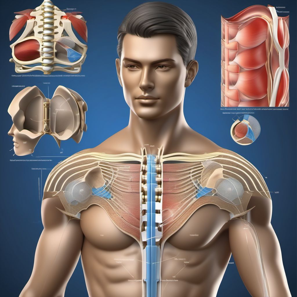 Subluxation and dislocation of other parts of shoulder girdle digital illustration