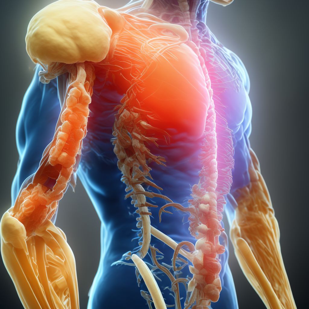 Injury of other nerves at shoulder and upper arm level, unspecified arm digital illustration