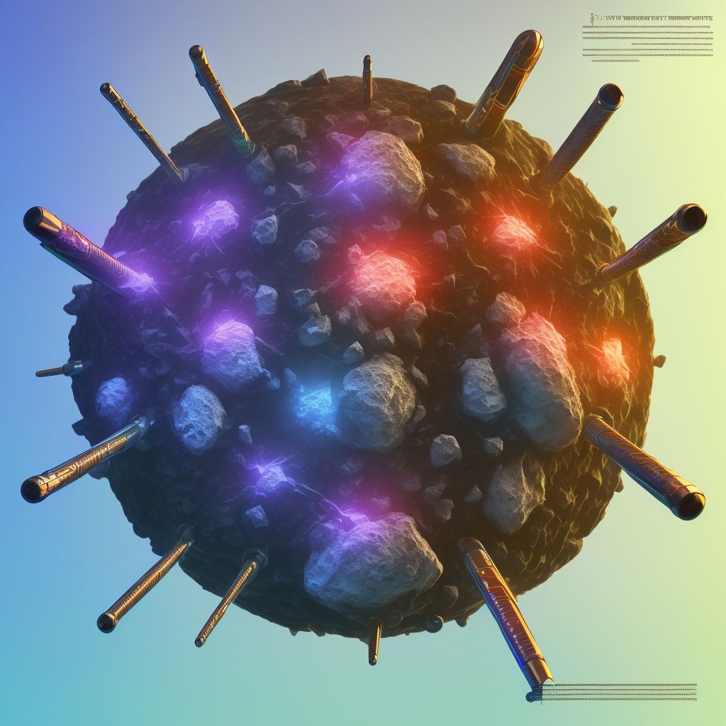 Displaced transverse fracture of shaft of right radius digital illustration